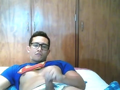 Superman cum on cam