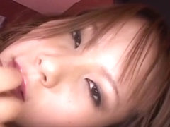A dreamy looking brunette called Sayaka Minami makes a cock cry