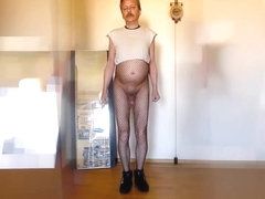 Naked public for everyone catsuit nylonboy tranny