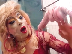 sissy niclo sexy girl makeup after masturbation6