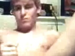 immature twink masturbating at home
