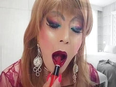 sissy niclo pornstar shemale makeup