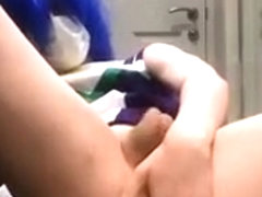 Another Japanese girl CD cosplay masturbates