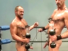 Tall and short wrestling part 2