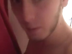 Amateur Twink plays at Glory Hole