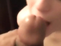 Close up POV Blowjob Swallow