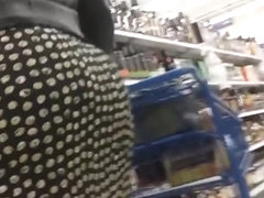 Lovely milf in dress