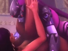 Latina fuck with Pharah from overwatch porn parody