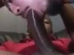 monster black dick getting sucked