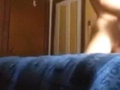 When the parents are away, girl and stepboy start to play !!!