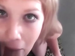 Green Eyed Annie Sucks Cock Pov
