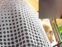 Hot butt looks awesome filmed on the upskirt spycam