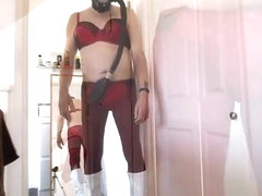 Red Bra and Knickers