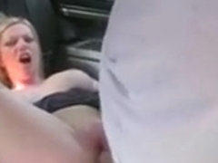 Big tits amateur blonde whore stuffed by pervert driver