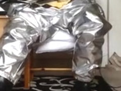 Hump & Stroke in Hazmat Costume with Aluminized Overcover