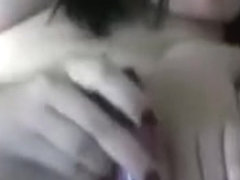 Fat Teenage Goth Playing With Her Sex