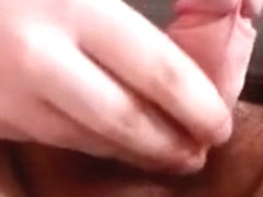 Guy with one ball testicle cum