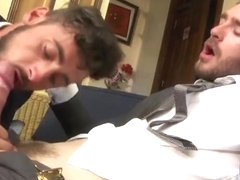 Muscle gay anal sex with cumshot