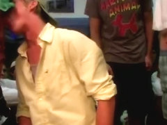 Hunky teen turns twink and gets a cumshot
