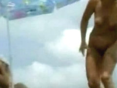 Real amateur mature hidden nudist voyeur video