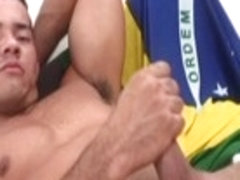 Crazy male pornstar Afonso Mexeja in exotic latins, masturbation homo adult clip