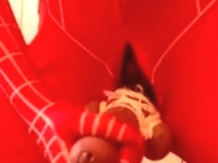 spiderman ties strapon and balls