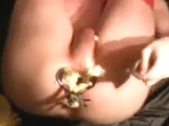 Juvenile serf's gazoo filled with food