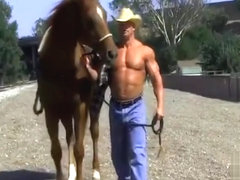 Cowboy Muscle worship