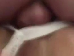 Creampie for a chastity whore