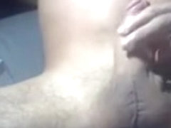 Jerking off and cum over my body