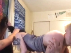 Two Dudes Being Generous Towards A Slutty Chick