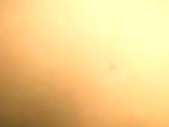 Carefree girl has sex on late night train