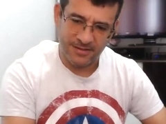 Brazilian guy showing off on cam part 2