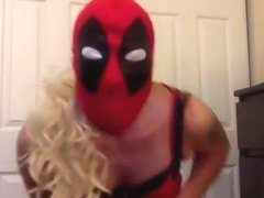 Lady Deadpool Cosplay Sexy Tasha Crossdresser Tranny Shemale
