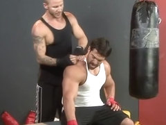 Guy gives his trained nice massage part3