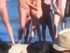 Beach Voyeur - two couples fuck on beach.