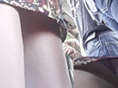 Hot upskirt will make you happy with sexy thongs