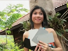 Dazzling brunette Bovi Ontida knows her way in front of the camera