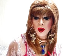 sissy girl niclo sexy heavy makeup17