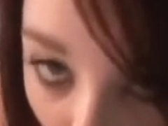 Sucking like crazy a throbbing rod