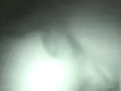 Nightvision blow and cum during the time that watching porn