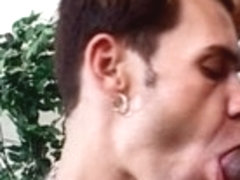 Incredible male pornstar in best tattoos, blowjob homo adult scene