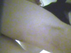 Spy cam dressing room action with fem toweling out pussy