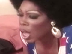 Sexy Black Tranny-Vintage Interracial Sex