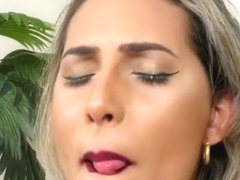 Seductive Transsexual Bella Atrix Masturbates with Sex Toys