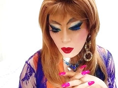 sissy girl niclo sexy fetish heavy makeup