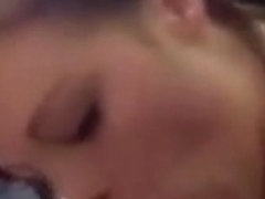 Sexy big tit gf deepthroats a cock