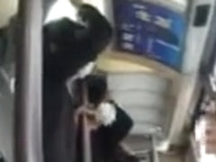 Publicsex asian fingered on the bus