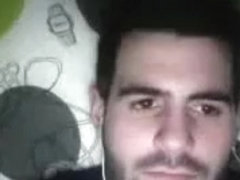 Straight guys feet on webcam #383