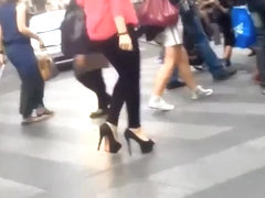 High heels in Paris 06  endless black heels